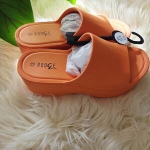 Orange Platform Slides